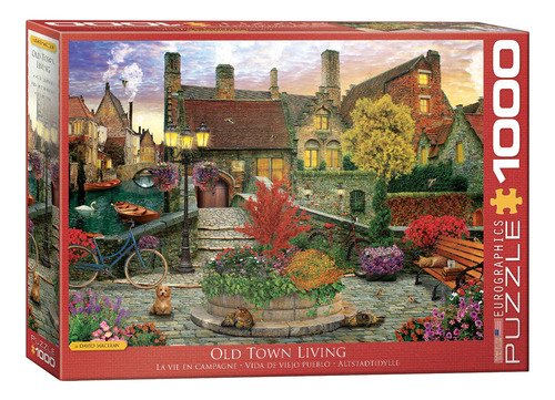 Eurographics Old Town Living By David Mclean Puzzle De 1000