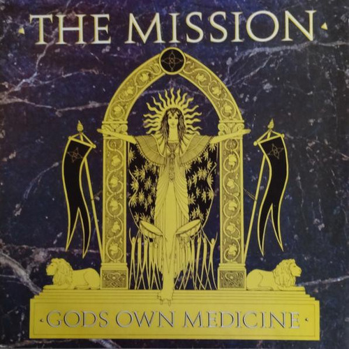 Lp Vinil (nm) The Mission Gods Own Medicine Ed. Br 1987 Raro