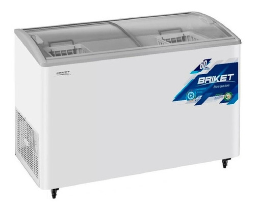 Freezer Exhibidor Horizontal Briket Tvh3300 Vidrio Curvo