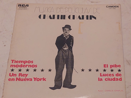 Vinilo Música De Películas De Charlie Chaplin