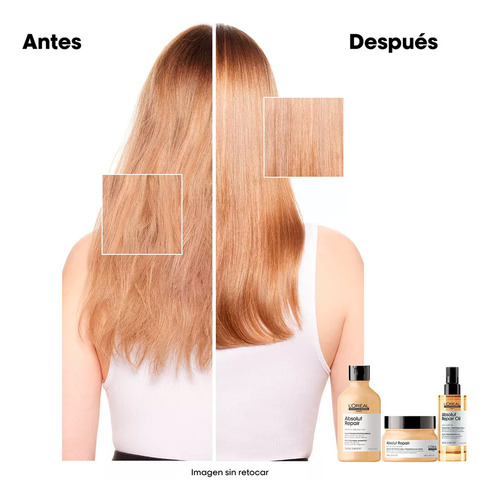 Loreal Absolut Repair Refill Shampoo Cabello Dañado X 500ml