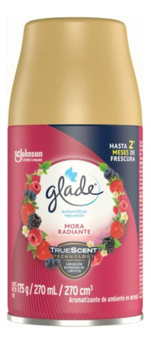 Glade Aromatizante Automático En Aerosol, Uno Repuesto Dura