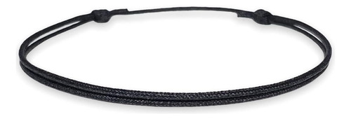 Pulsera Fina De Cordón Negro Para Hombres, Mujeres, Adolesce