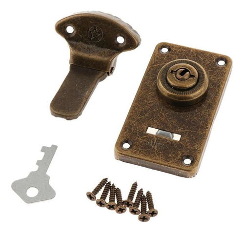 Zz 1 Uds., Gancho De Cerrojo De Vintage, Bronce,