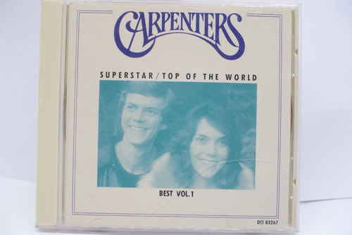 Cd Carpenters  Best Vol.1 Superstar/top Of The World  1994