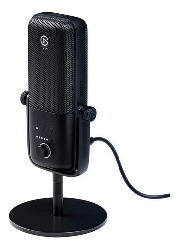 Elgato Wave: 3 - Micrófono Condensador Usb Streaming Twitch Color Negro