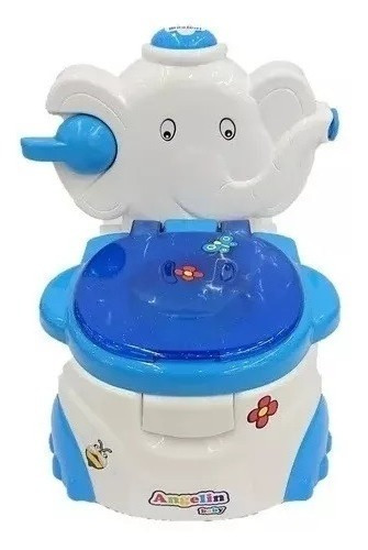 Bañito Elefante Entrenador Bebe Musical Dispensador Papel