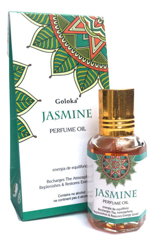 Óleo Perfumado Indiano Goloka Jasmim 10ml
