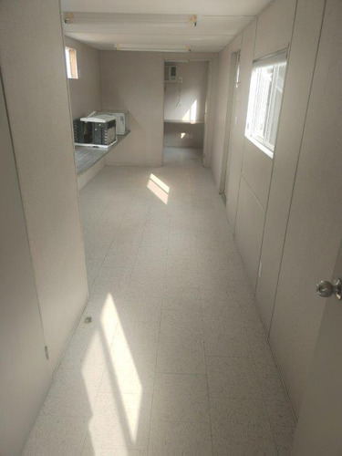 Traila Caseta Camper Remolque Oficina Móvil Con Wc Y 2 Priv