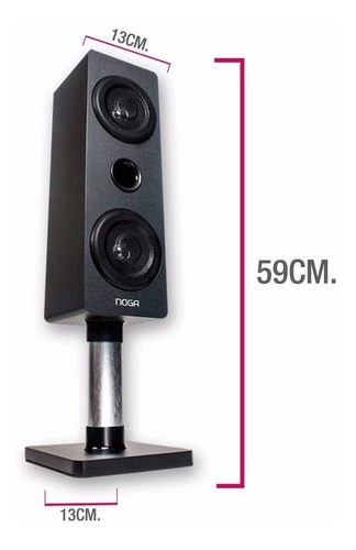 Parlante Bluetooth Torre Led Ngs-mini Noga 15w - San Justo