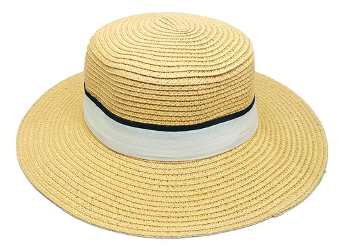 Pava Sombrero Mujer Dama Playa Cordobes Sol Gorro Fedora Uv