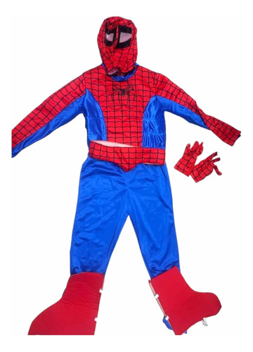 Disfraz De Spiderman Rojo Para Festivales O Fiestas