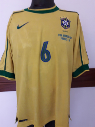 Camiseta De La Selección Brasil Año 1998 Talle M Nike