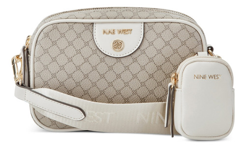 Bolsa Cross Body Para Mujer Nine West Beige Nml129474