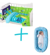 Comprar Juego De Edredón Cuna + Camita Portátil Nido Colecho Bebés