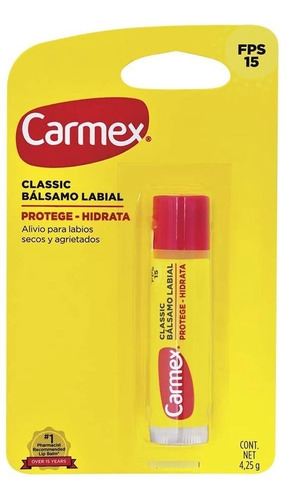 Carmex Bálsamo Labial Hidratante Con Fps15 Sabor Classic