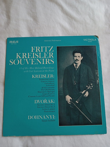 Vinilo - Fritz Kreisler Souvenirs  - Dvorak - Hecho U S A