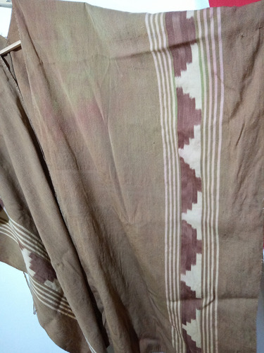 Antiguo Poncho Esfumado Jujuy Jujeño Guarda Atada (Usado)