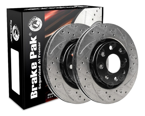 Discos De Freno Marca Brake Pak Para Chevrolet Aveo