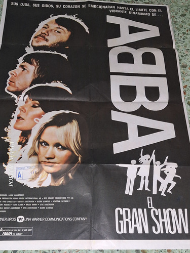 Poster  Abba El Gran Show -1977  Original 