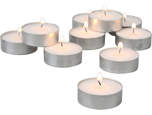 Pack 50 Velas Tea Light Esoterismo Decoración Limpieza Luz