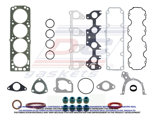 Juego De Empacaduras Completo Fiat Palio Meriva Corsa 1.8