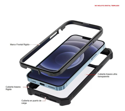 Funda Para iPhone Uso Rudo Defender 2 En 1 Con Magsafe