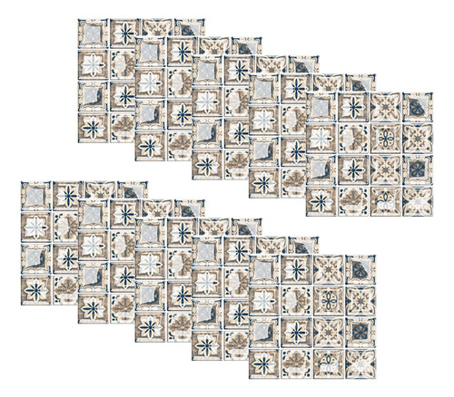 Pegatinas De Pared Autoadhesivas J Con Forma De Azulejo De C