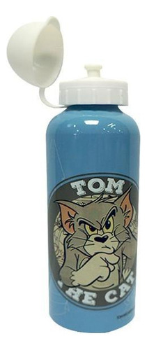 Botella exprimible de aluminio Tom And Jerry, azul, 500 ml