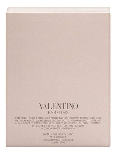 Perfume Valentino Uomo Eau De Toilette En Spray Para Hombre