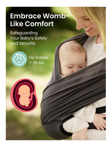 Carrier De Bebés Para Bebés Transpirable Y Transpirable Para