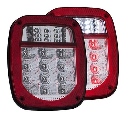 Luces Traseras - Anzo Usa 861082 Tail Light Assembly Led Red