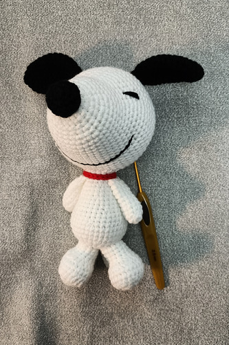 Muñeco Tejido Tipo Snoopy Amigurumi