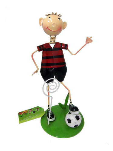 Boneco Time Futebol Metal Mesa Estante Esportes Decoraçao