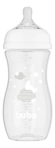 Buba, Mamadeira Easy Flow Nuvem 330ml Anticólica - Branco