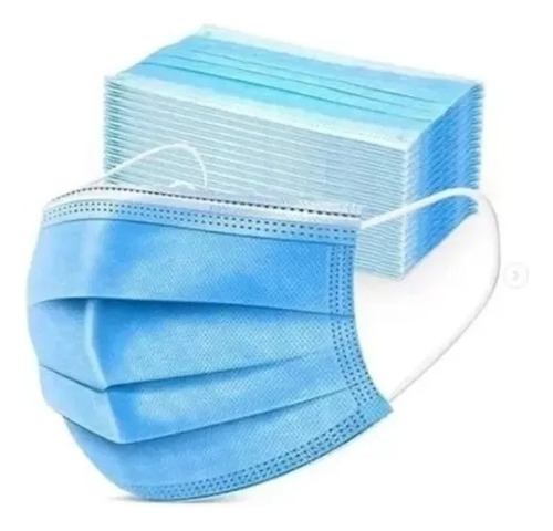 Mascarilla Niños Cubre Bocas Desechable 3 Capas 50 Unidades 