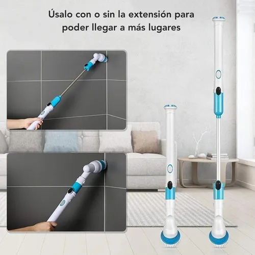 Cepillo De Limpieza Extensible Inalambrico Recargable