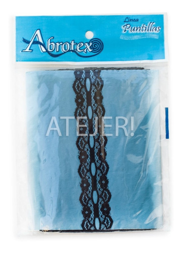 Imagen 3 de 4 de Puntilla Mercería Nylon Art 651 De 28mm X 10 Metros