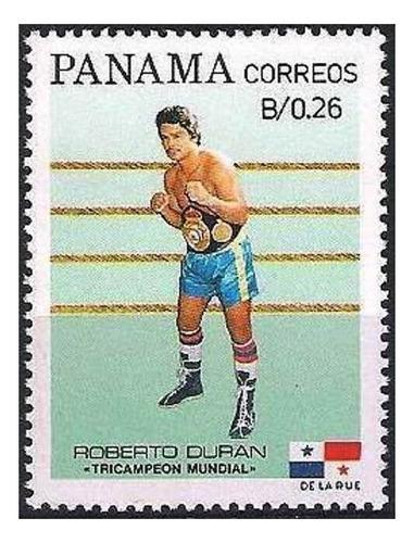 Boxeo -  Mano De Piedra  Durán - Panamá 1984 - Mint