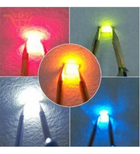 Imagen 1 de 4 de Led Smd 0805 Paquete De 100 Led 5 Colores Arduino
