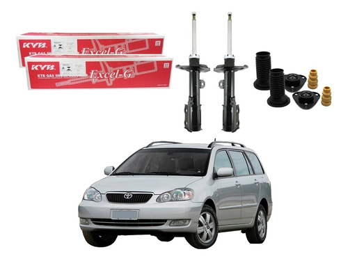 Imagem 1 de 6 de Kit Amortecedor Dianteiro. Toyota Corolla Fielder 1.8 2005