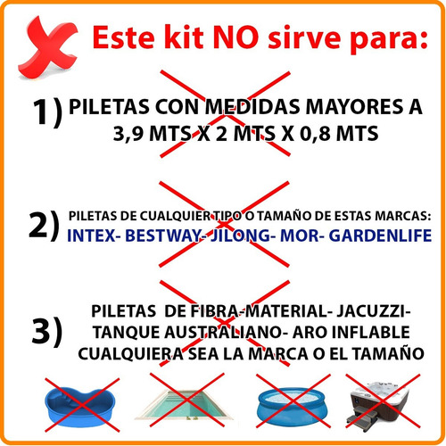 Imagen 2 de 7 de Bomba Filtro Pileta De Lona Tipo Pelopincho + Kit Barrefondo