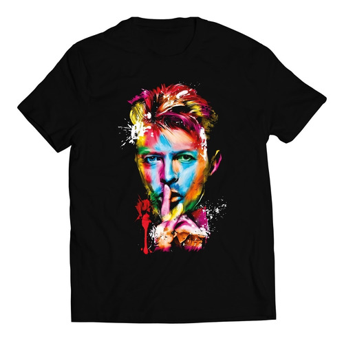 Polera Música - David Bowie - Hush Solo Rostro