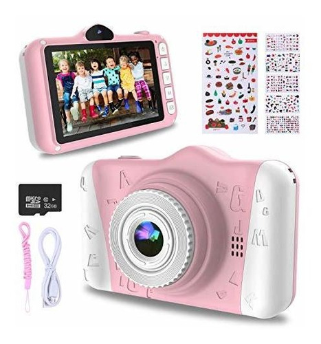 Camara Digital Para Niños De 12mp Con Lcd 1080p 32gb