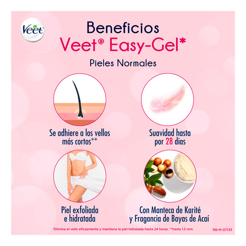 Veet Bandas De Cera Fría Piel Normal Pague 12 Lleva 16 Banda