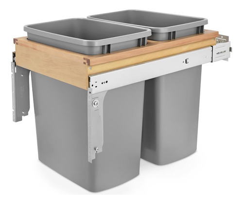 Rev-a-shelf Double Stretout Debajo De La Basura Del Gabinete