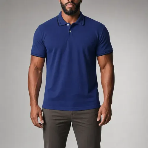 Camisa Gola Polo Masculina Pique Premium Algodão Confortável
