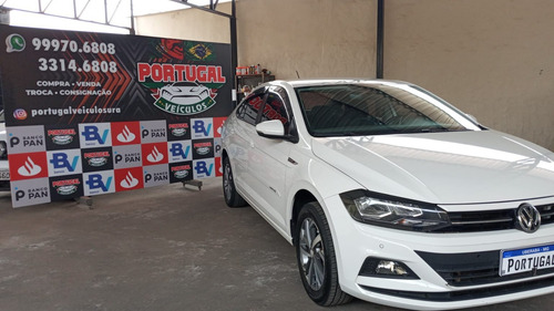 Imagem 1 de 15 de Volkswagen Virtus Comfortline 1.0 200 Tsi Branco 2019