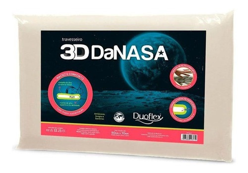 Almohada Danasa 3D Duoflex Low Beige