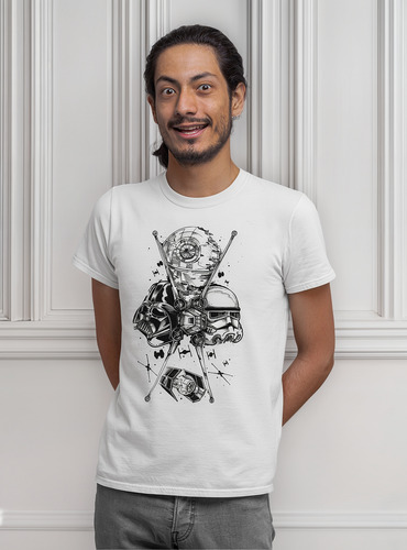 Playera Star Wars Darth Vader Y Trooper Diseño 288 Beloma